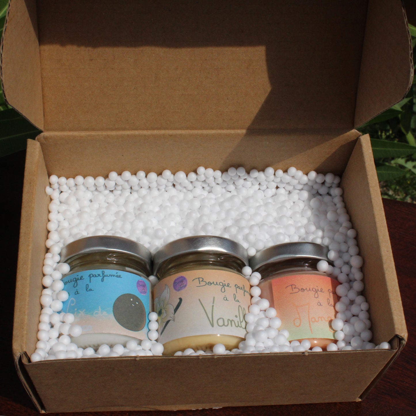 Bougie parfumée à base de cire de soja - Coffret découverte