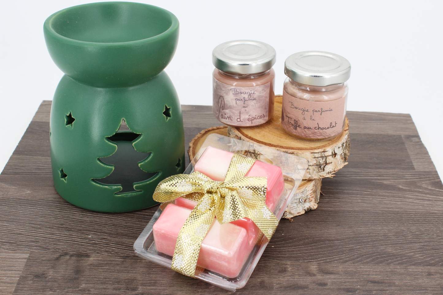 Coffret Complet de Noël - Pack Bruleur + Bougies