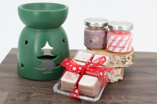 Coffret Complet de Noël - Pack Bruleur + Bougies